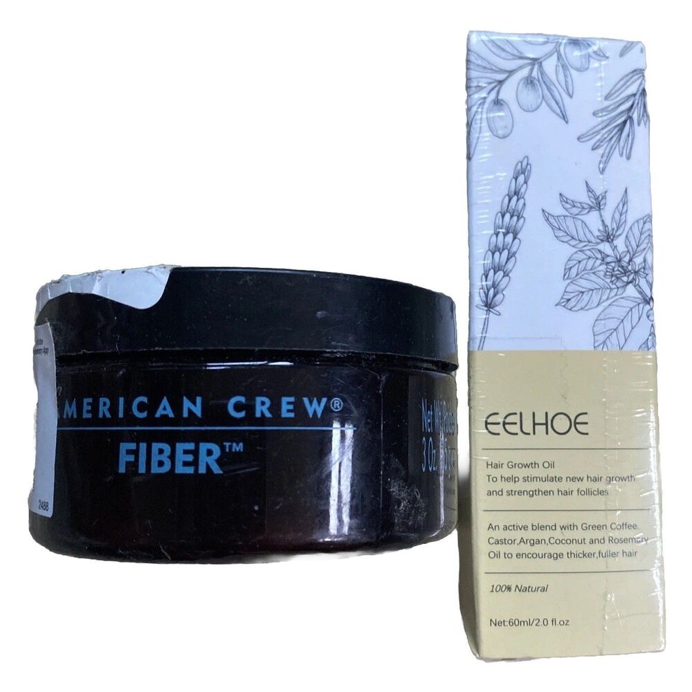 American Crew Men's Hair Fiber High Hold Low Shine 3 oz Hair Growth Oil Lot